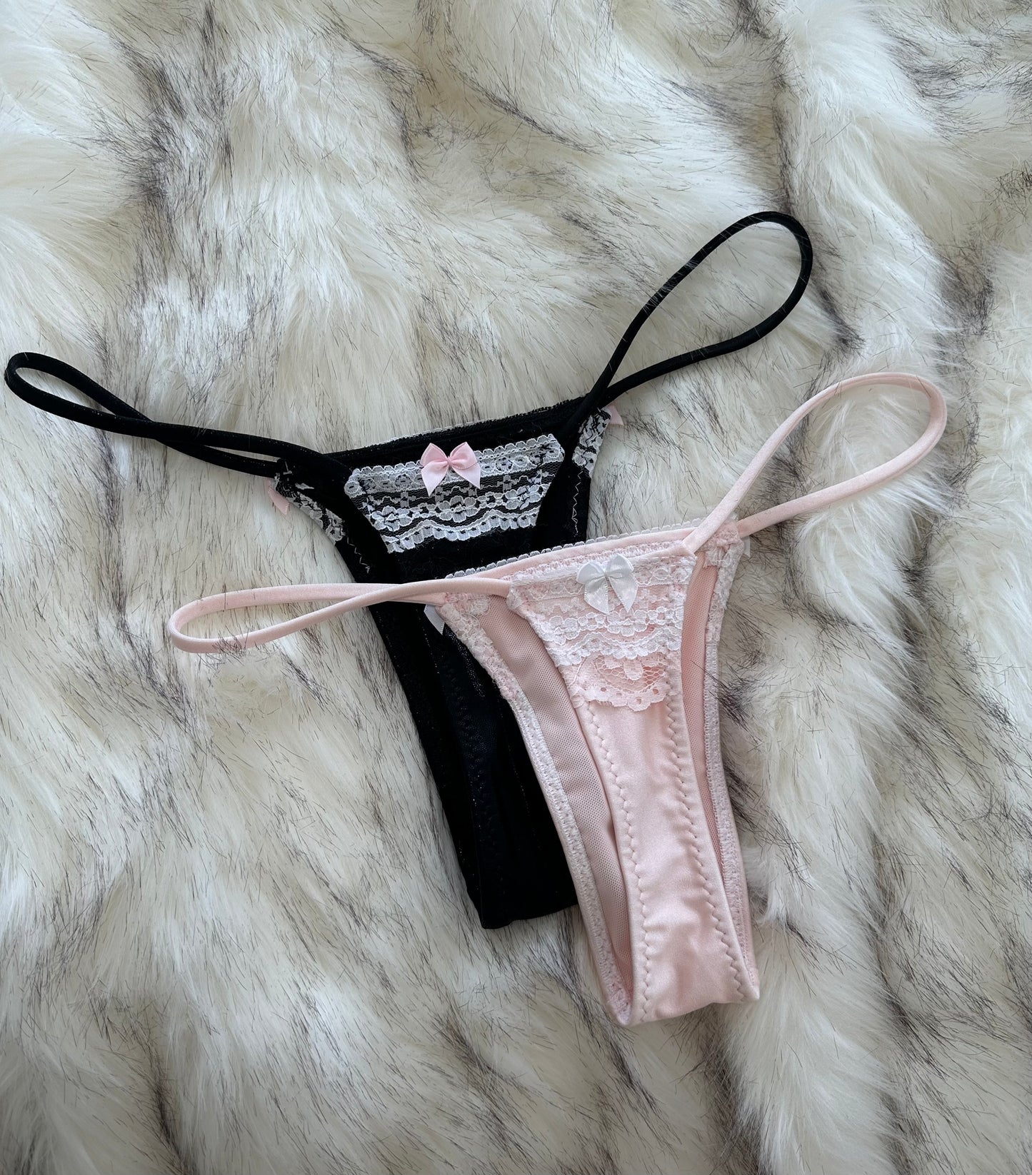 LACED Bottoms - Pale Pink