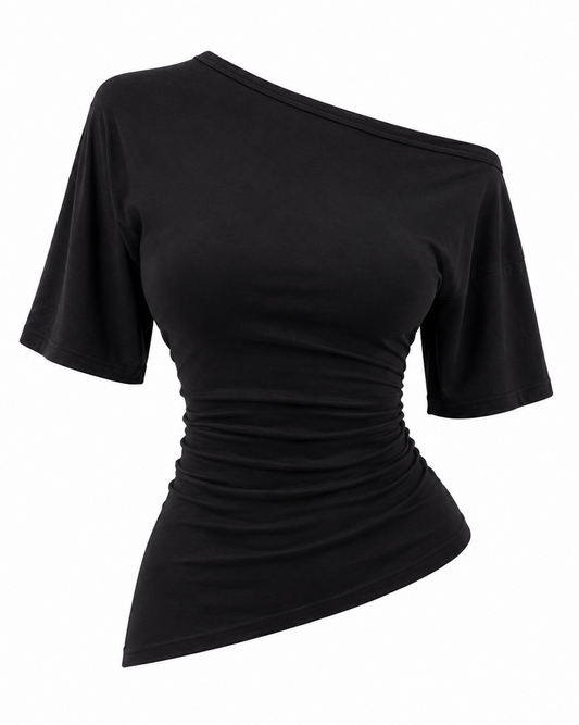A-SYMM TEE BLACK