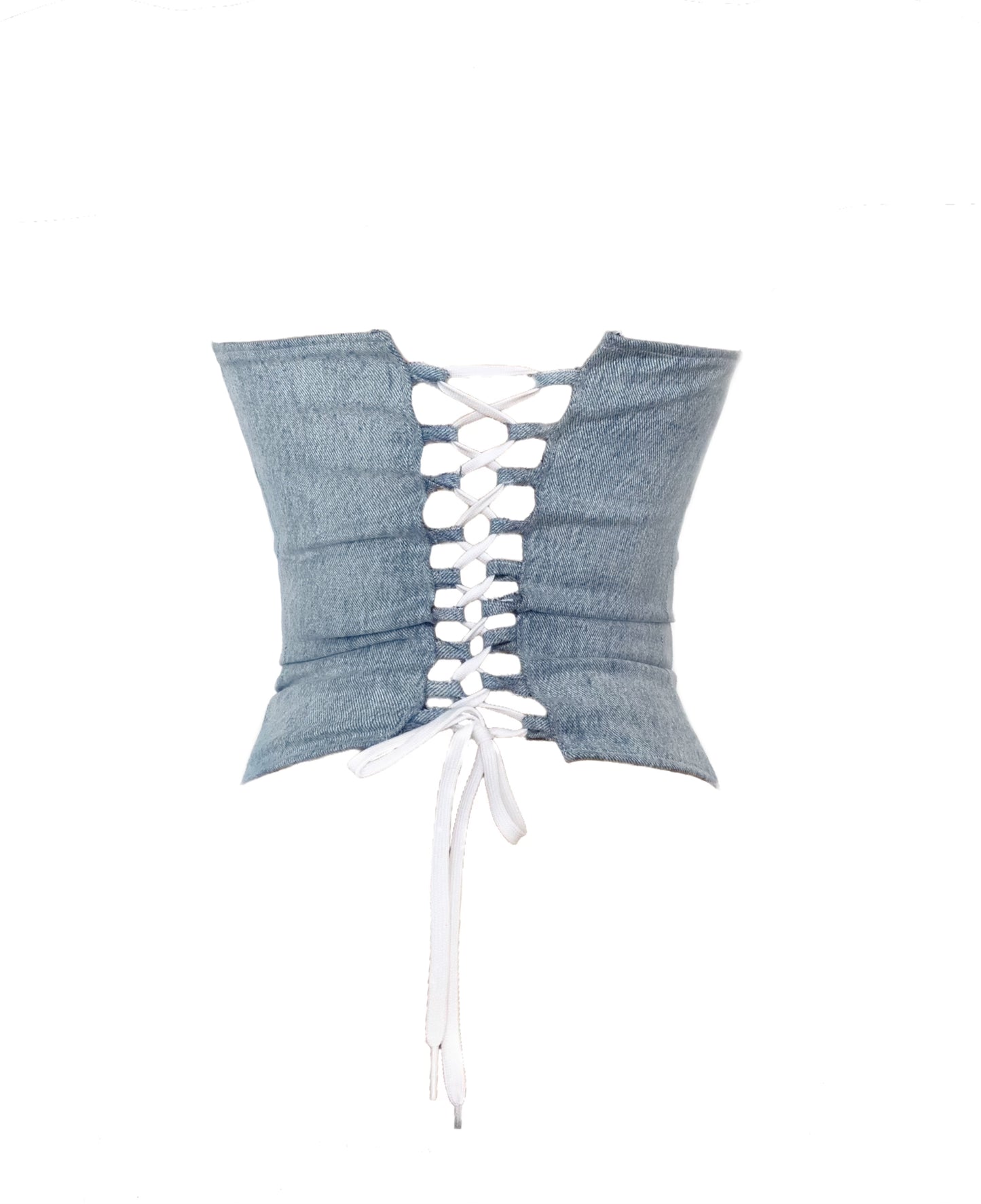 BRITNEY Denim Corset LIGHT WASH